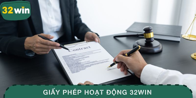 Giấy phép hoạt động 32win